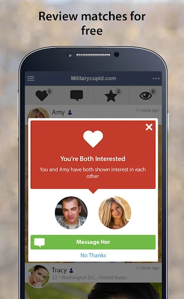 MilitaryCupid - Military Dating App Application Screenshots MilitaryCupid - Military Dating App Application Screenshots