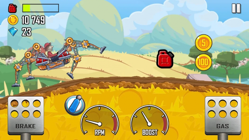 Hill Climb Racing Application Screenshots