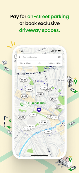 JustPark Application Screenshots JustPark Application Screenshots