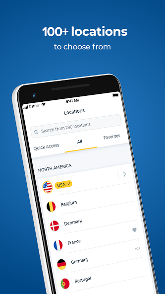 HMA! VPN Proxy & WiFi Security, Online Privacy PRO Application Screenshots