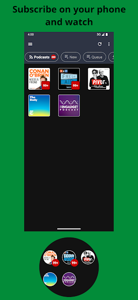 Wear Casts Application Screenshots Wear Casts Application Screenshots