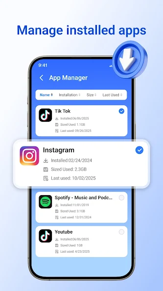 Junk Eraser - Storage Manager Application Screenshots Junk Eraser - Storage Manager Application Screenshots