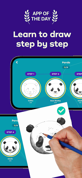 Simply Draw: Learn to Draw Application Screenshots
