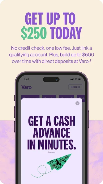 Varo Bank: Online Banking Application Screenshots