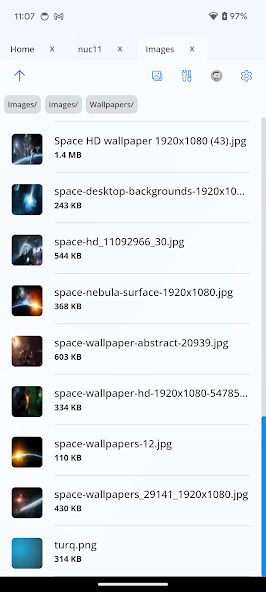 Network Browser Application Screenshots Network Browser Application Screenshots