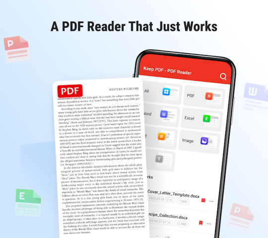 Keep PDF - PDF Reader Application Screenshots
