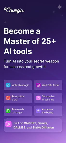 Coursiv: AI Tools Mastery Application Screenshots