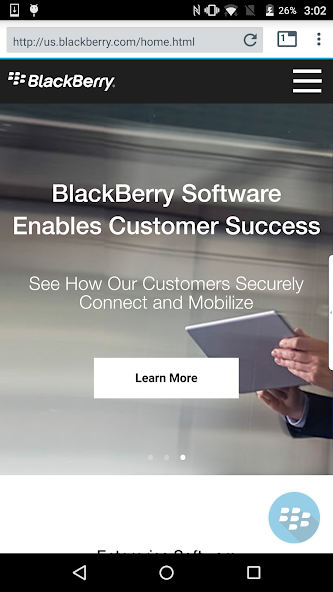 BlackBerry Access Application Screenshots BlackBerry Access Application Screenshots