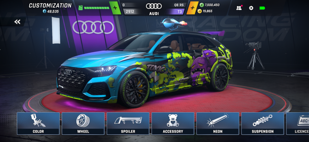 Racing Kingdom Car Drag Race Application Screenshots