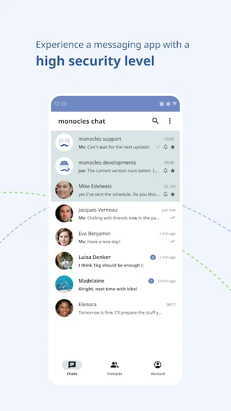 monocles chat, ethical pioneer Application Screenshots