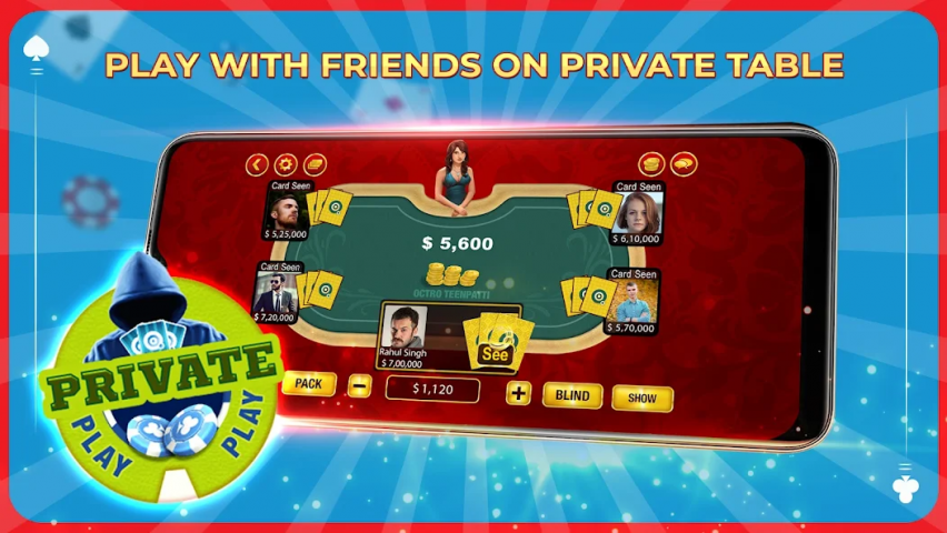 Teen Patti by Octro Application Screenshots