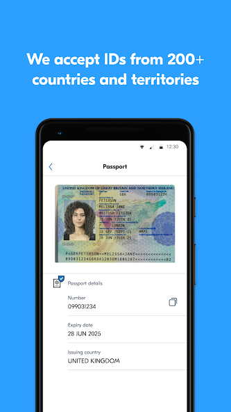 Yoti Application Screenshots
