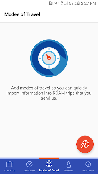 CBP ROAM Application Screenshots
