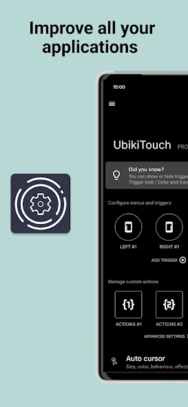 UbikiTouch Application Screenshots