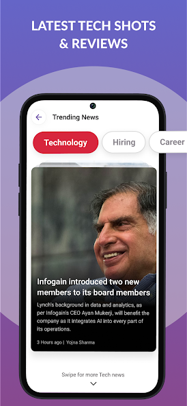 TechGig Application Screenshots