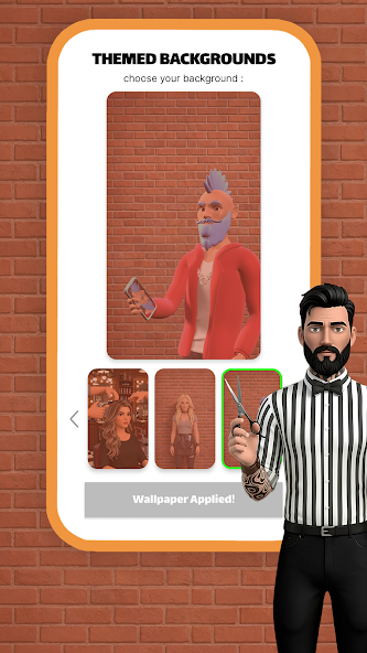 Barber Salon Launcher Application Screenshots