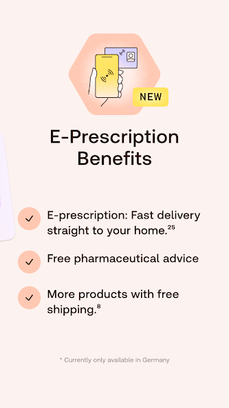 SHOP APOTHEKE Application Screenshots
