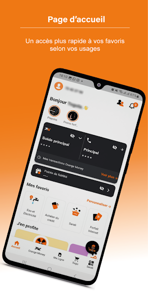 Orange et moi Burkina Application Screenshots Orange et moi Burkina Application Screenshots