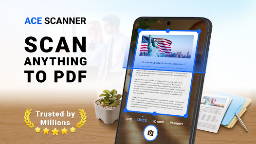 ACE Scanner - PDF Scanner App Application Screenshots ACE Scanner - PDF Scanner App Application Screenshots