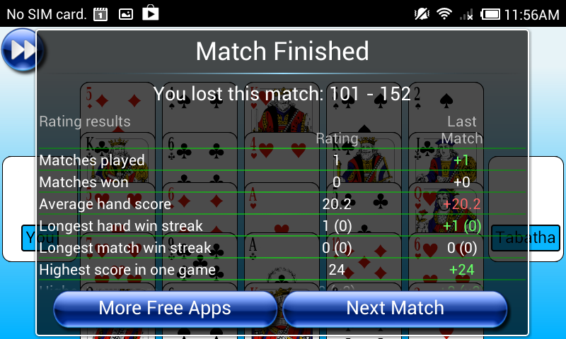G4A: TT Cribbage Application Screenshots