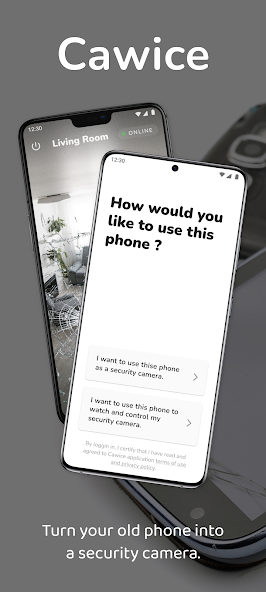 Cawice Application Screenshots