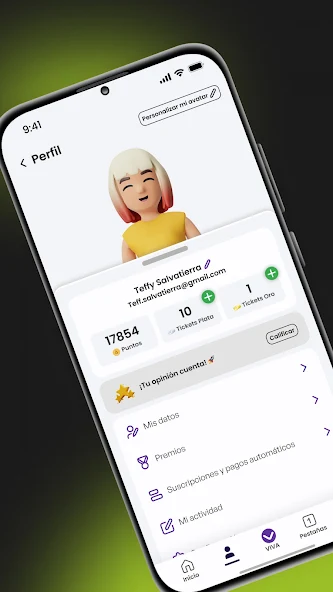 Viva App Application Screenshots