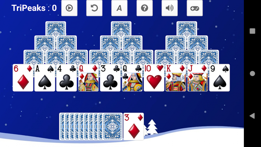 Tri-Peaks Solitaire Application Screenshots Tri-Peaks Solitaire Application Screenshots