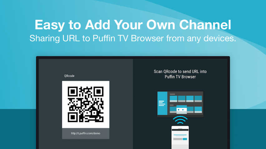 Puffin TV Application Screenshots