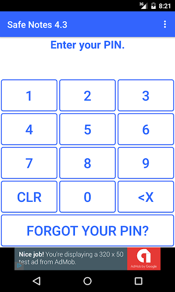 Safe Notes Application Screenshots Safe Notes Application Screenshots