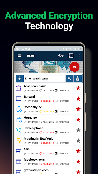 Password Manager - SmartWho Keeper Application Screenshots
