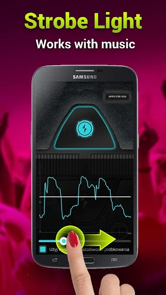 Music Strobe Light - Bicycle Lights Application Screenshots Music Strobe Light - Bicycle Lights Application Screenshots