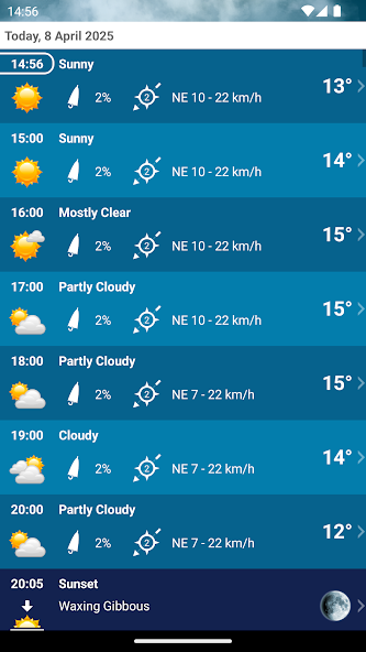 Weather Switzerland XL PRO Application Screenshots Weather Switzerland XL PRO Application Screenshots