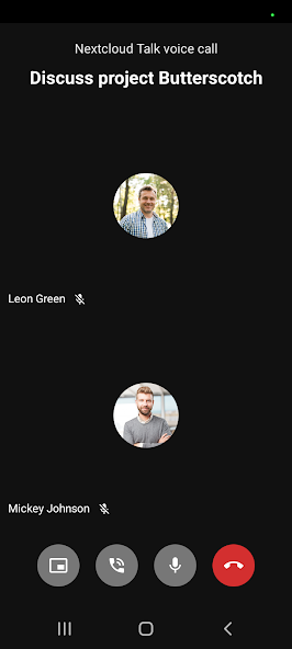 Nextcloud Talk Application Screenshots Nextcloud Talk Application Screenshots