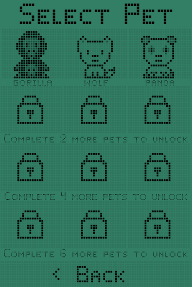 Wildagotchi Application Screenshots
