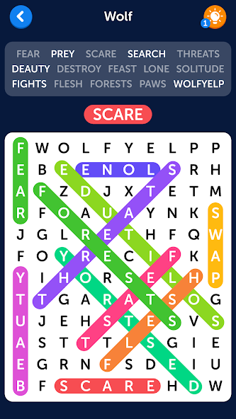 Word Search Application Screenshots