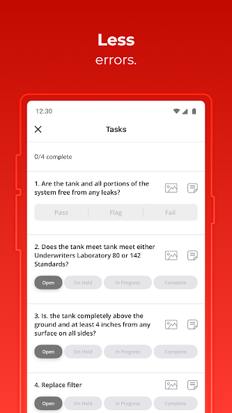 UpKeep Application Screenshots UpKeep Application Screenshots