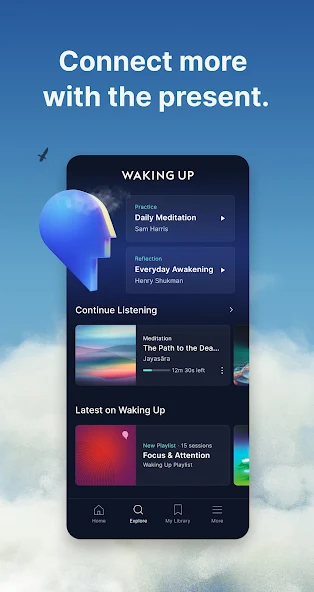 Waking Up Application Screenshots Waking Up Application Screenshots