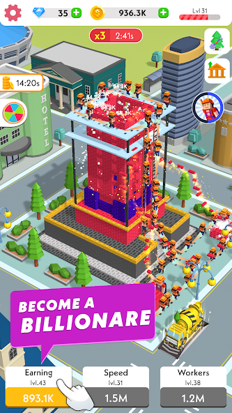 Idle Construction 3D Application Screenshots