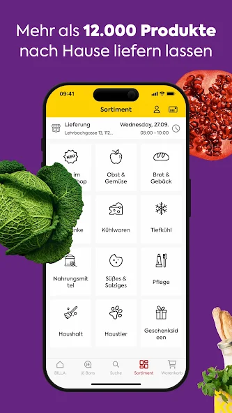 BILLA Application Screenshots