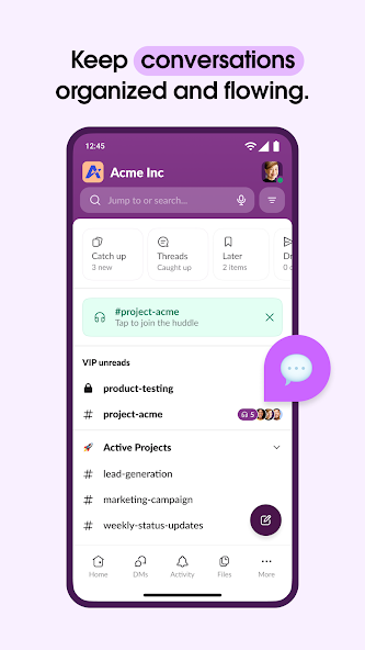 Slack Application Screenshots Slack Application Screenshots