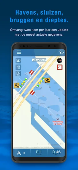 Nautical map (The Netherlands) Application Screenshots Nautical map (The Netherlands) Application Screenshots