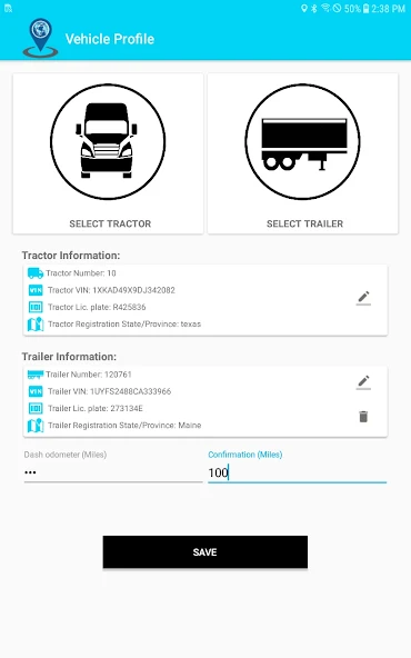 MondoELD HOS Application Screenshots MondoELD HOS Application Screenshots