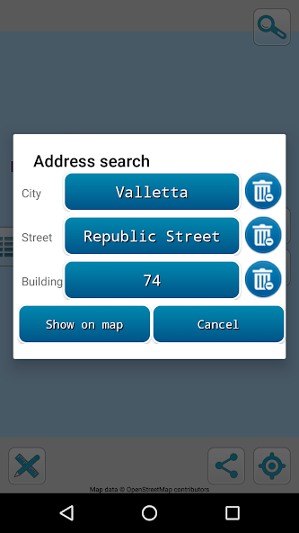 Map of Malta offline Application Screenshots Map of Malta offline Application Screenshots