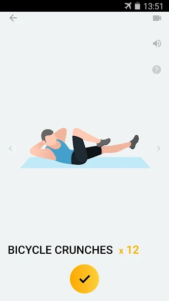 Home Workout for Men Application Screenshots