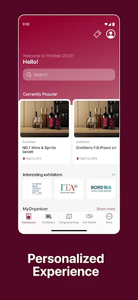 ProWein App Application Screenshots