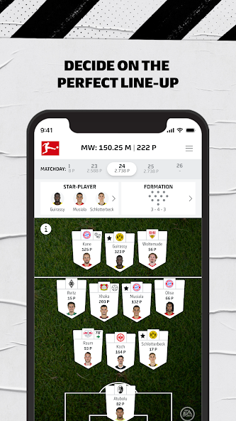 Official Fantasy Bundesliga Application Screenshots