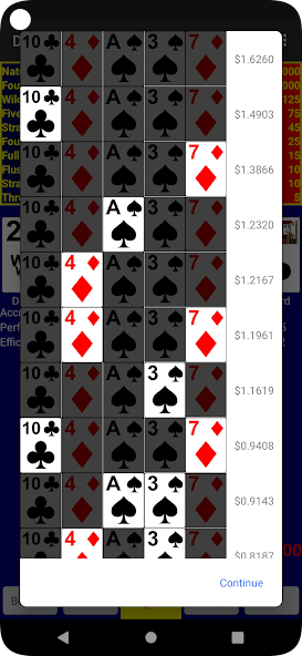 Video Poker  Deuces Wild Application Screenshots