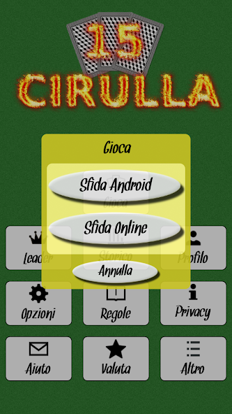 Cirulla Application Screenshots