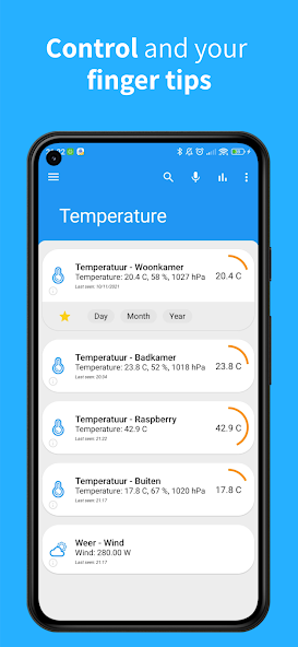 Domoticz Home Automation Lite Application Screenshots