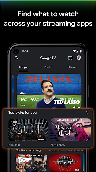 Google Play Movies & TV Application Screenshots